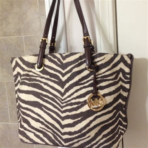 michael kors zebra print tote